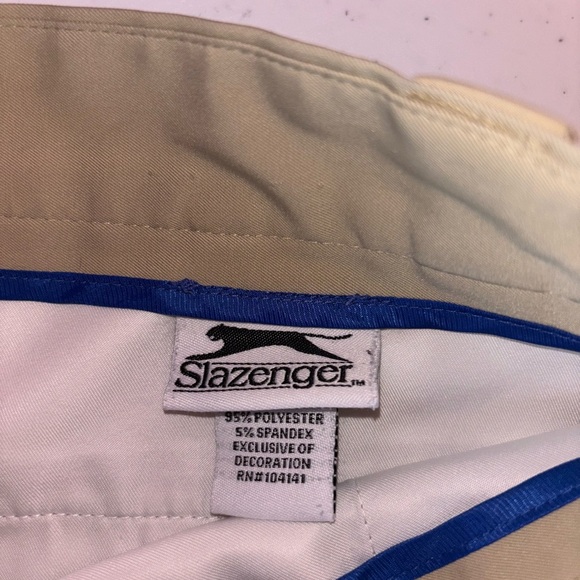 Slazenger Tan Golf Shorts - Picture 9 of 11